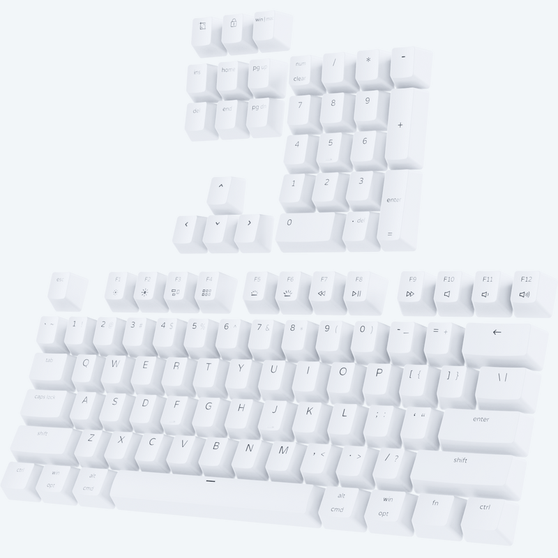 Pwnage Ultra Custom Keycap Set Doubleshot PBT Shinethrough (Open Box — 2 Pack)