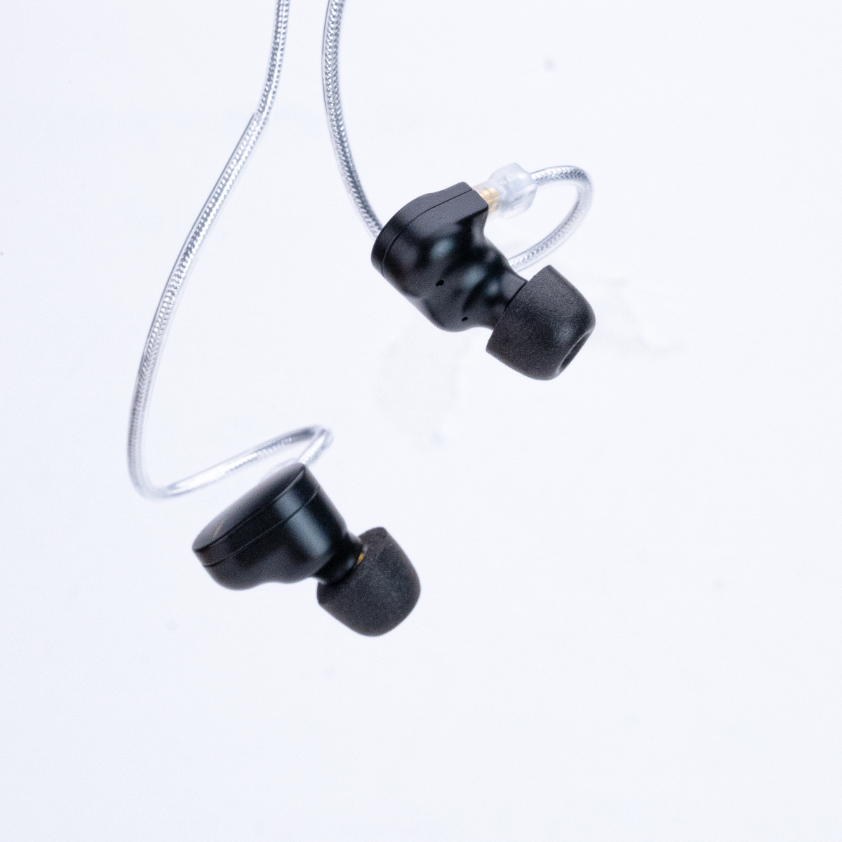 Memory Foam Isolation Earphone Tips Black 4.9mm Mercury