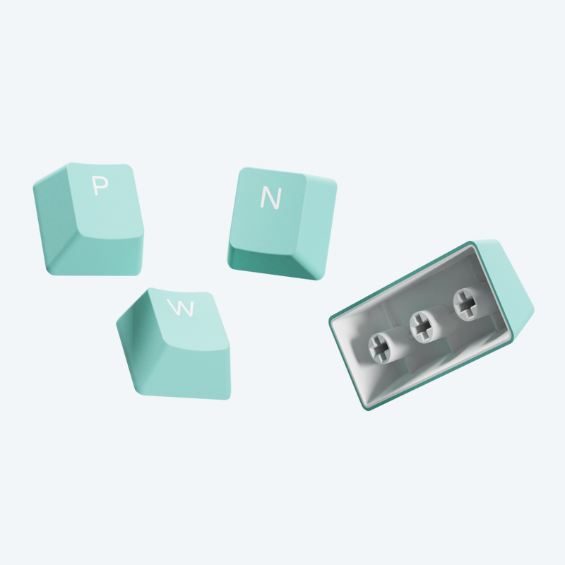 Pwnage Ultra Custom Keycap Set Doubleshot PBT Shinethrough (Open Box — 2 Pack)