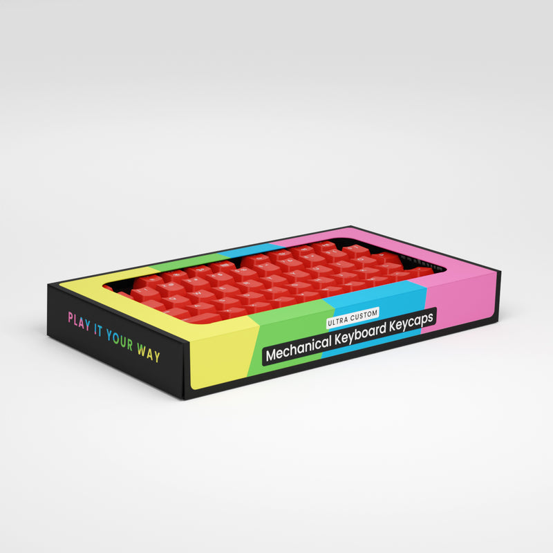 Pwnage Ultra Custom Keycap Set Doubleshot PBT Shinethrough (Open Box — 2 Pack)