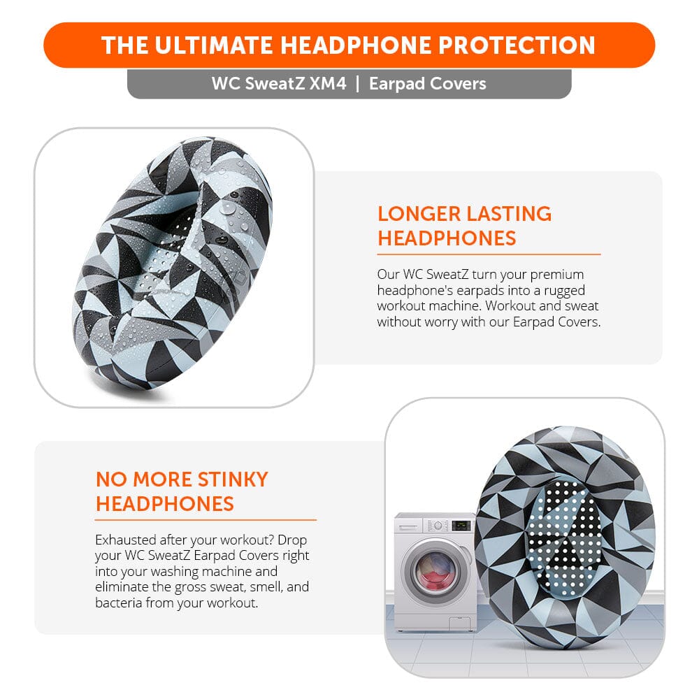 Apos Audio Wicked Cushions Sweat Covers Sony WH-1000XM4 Earpad Sweat Covers - WC SweatZ