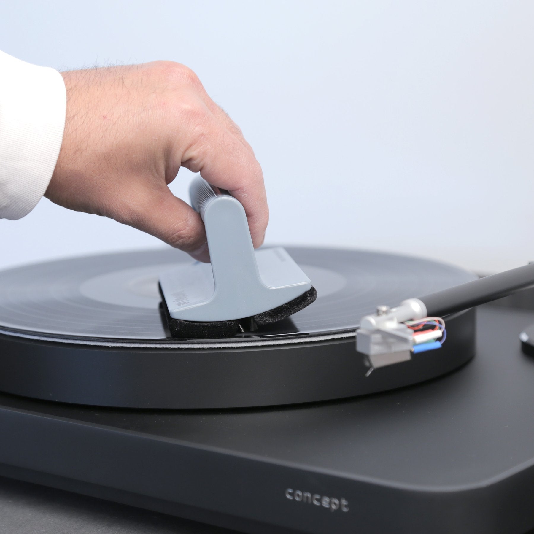 Turntable Lab: Triple Operation Brush + Record Roller Bundle