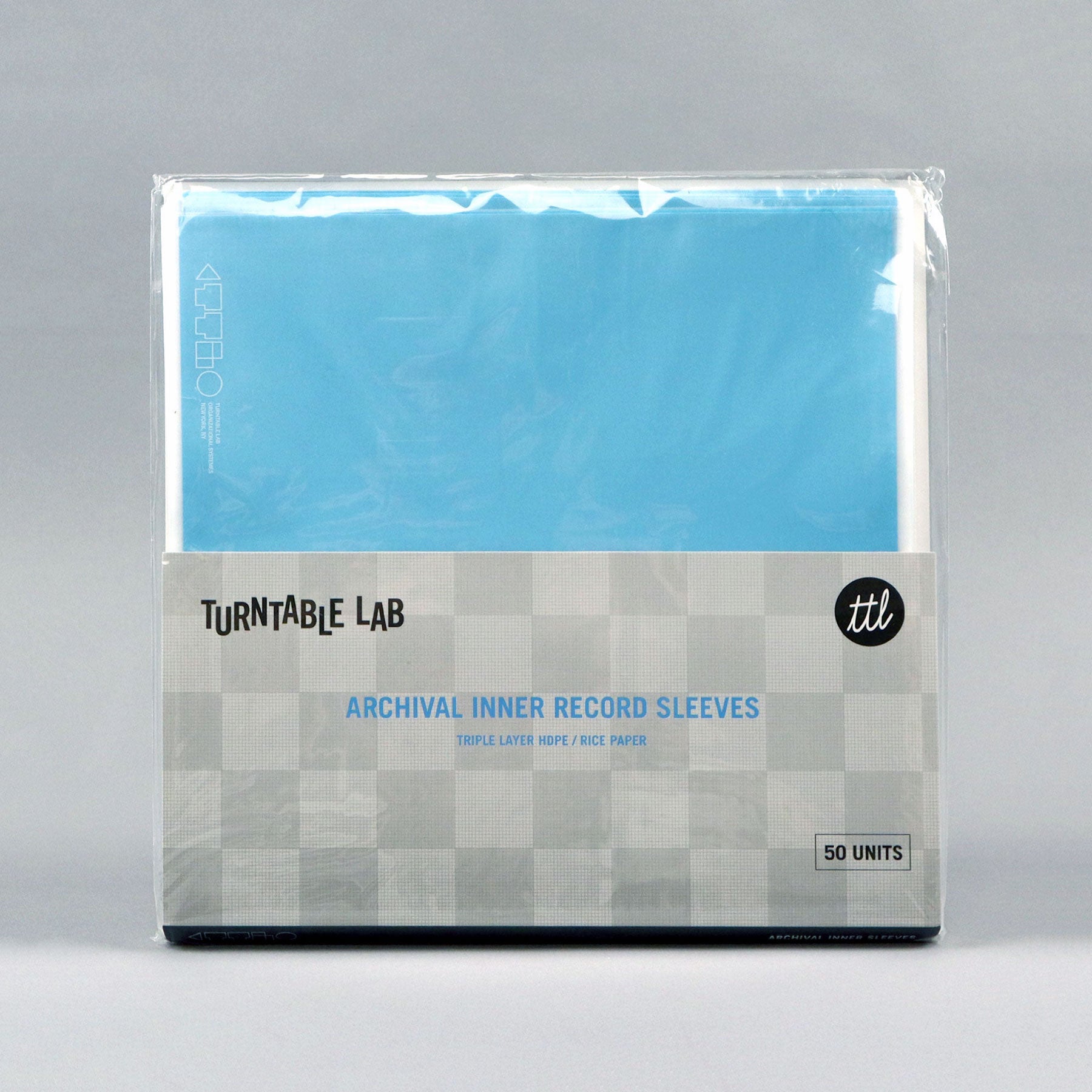 Turntable Lab: Archival Rice Paper Inner Record Sleeves - 50 Units