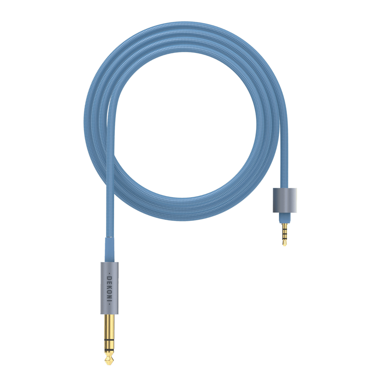 Presplit 6.35mm Unbalanced Blue Nylon Woven Jacket