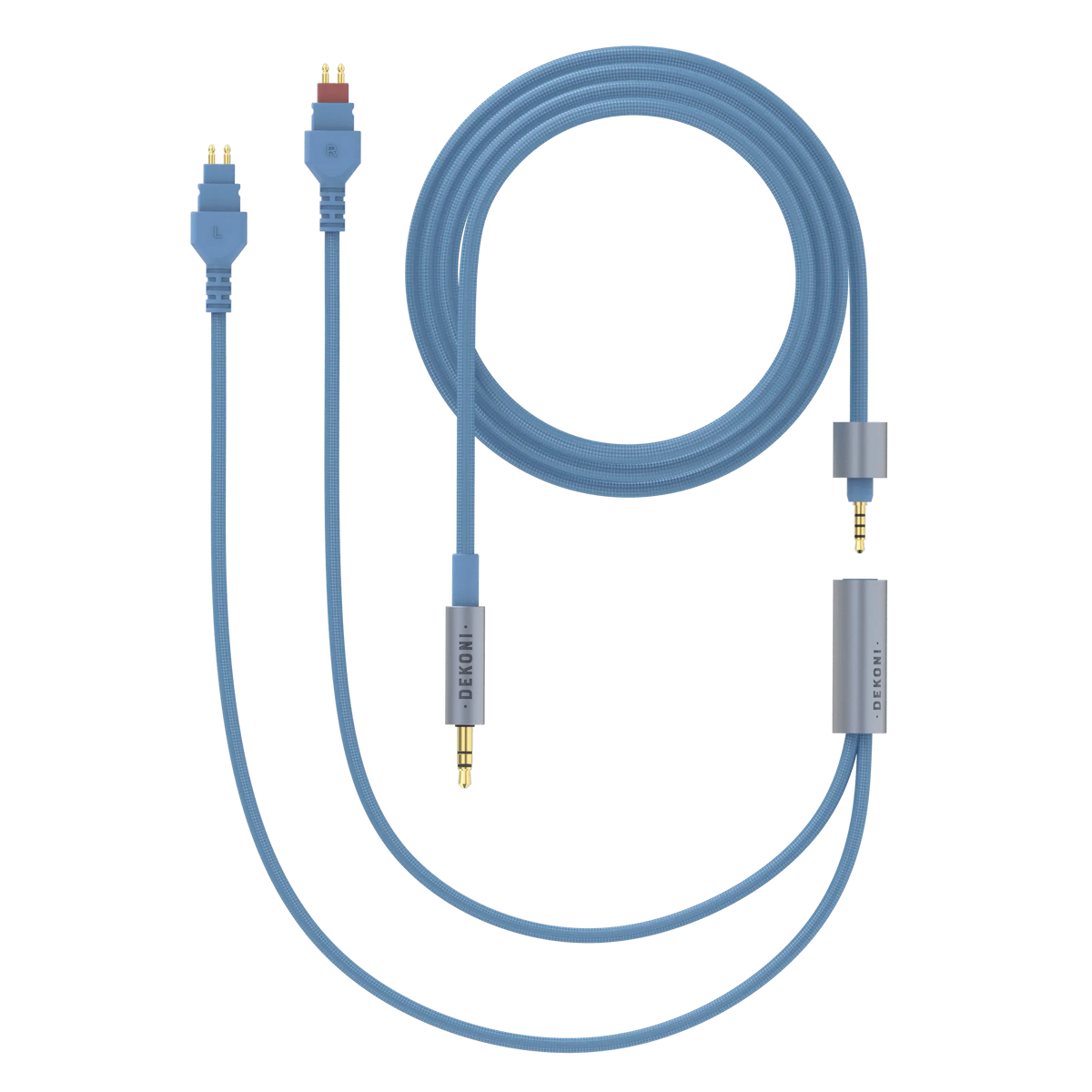 Dekoni Audio Ensemble 1/8" 64" Nylon Jacket Cable with HD600 Headphone Connectors