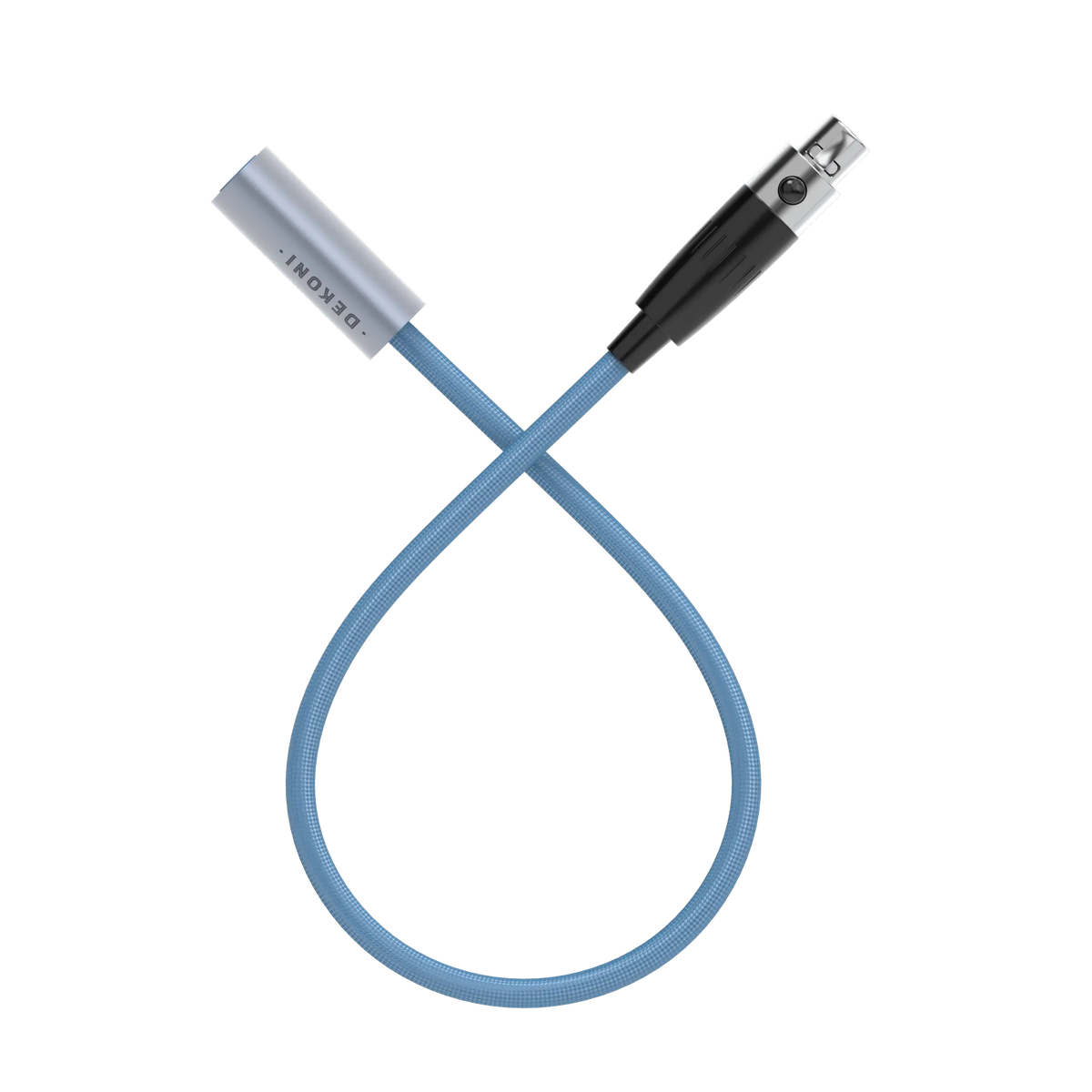 Dekoni Audio Ensemble Post-Split Nylon Wrapped Cable with Single 3-pin Mini XLR