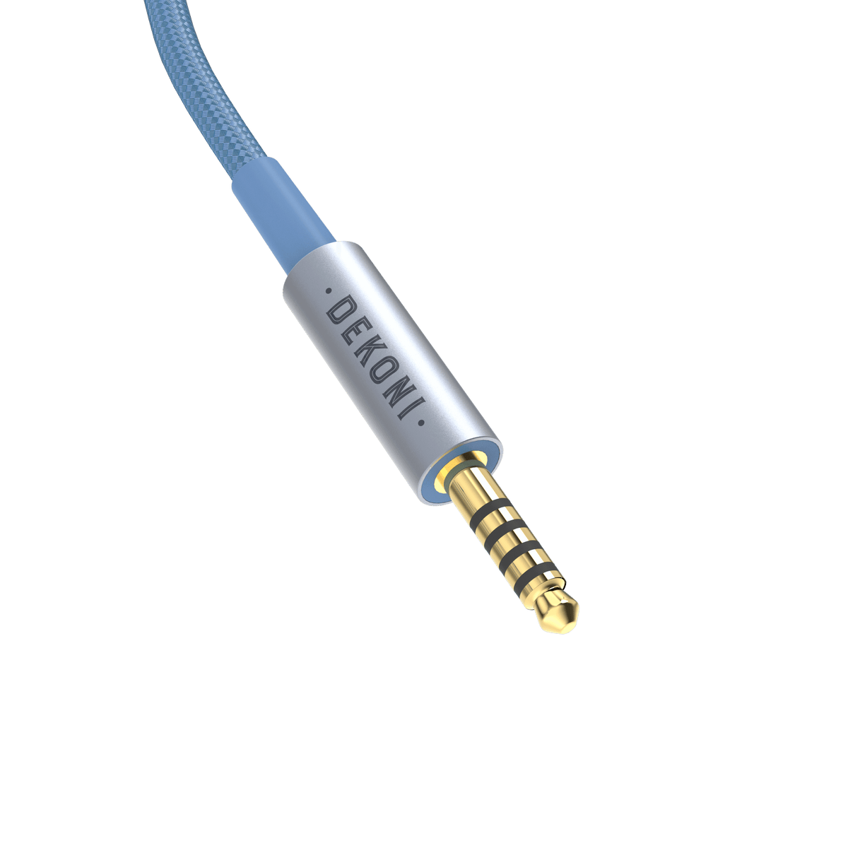 Presplit 4.4mm Balanced With Blue Nylon Woven Jacket
