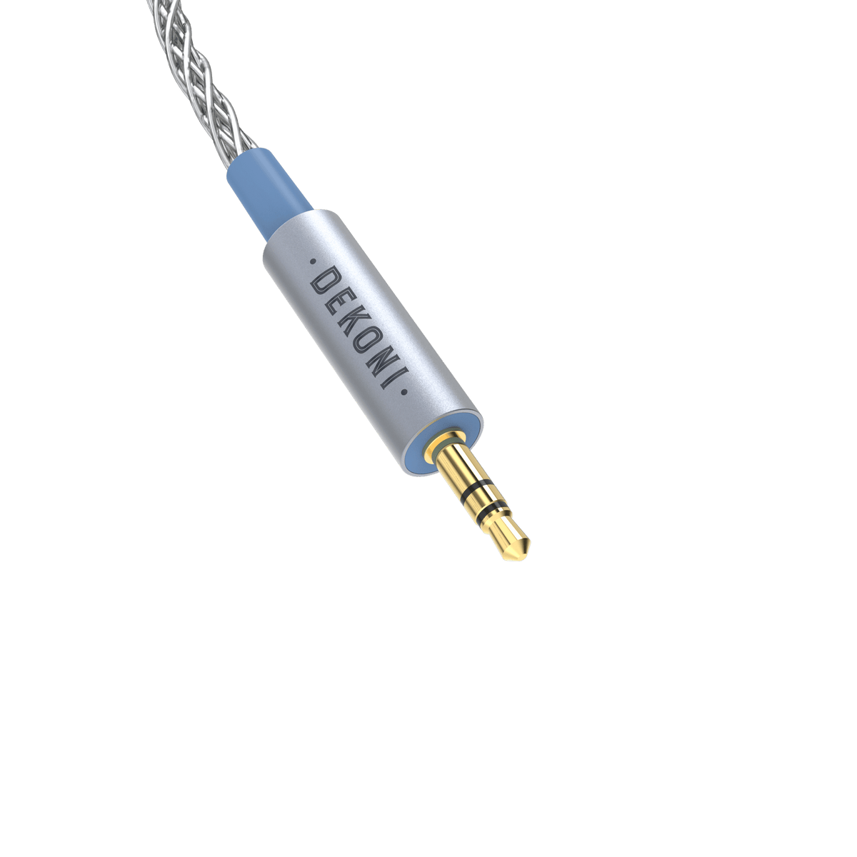 Presplit 1/8" Unbalanced Silver Braided Cable