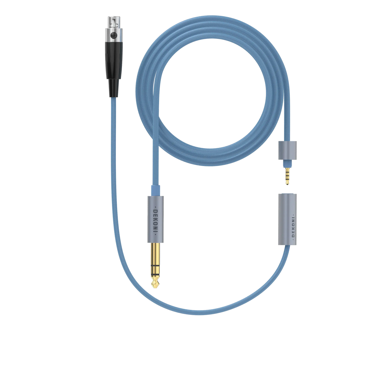 Dekoni Audio Ensemble 1/4" 64" Nylon Jacket Cable with Single 3pin XLR Headphone Connector