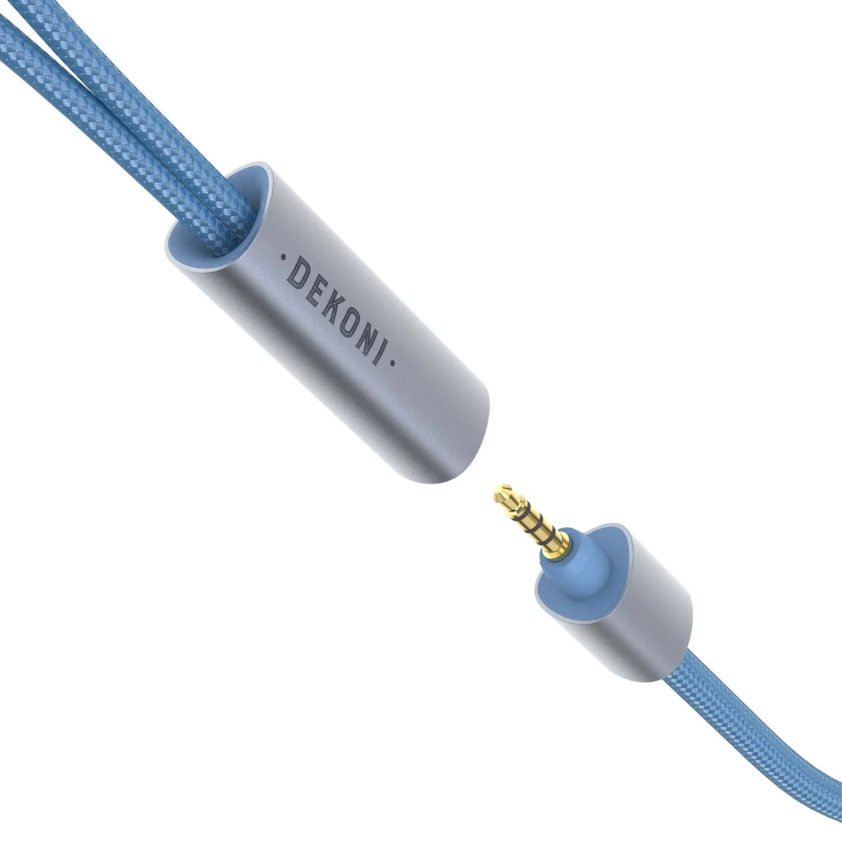 Presplit 6.35mm Unbalanced Blue Nylon Woven Jacket