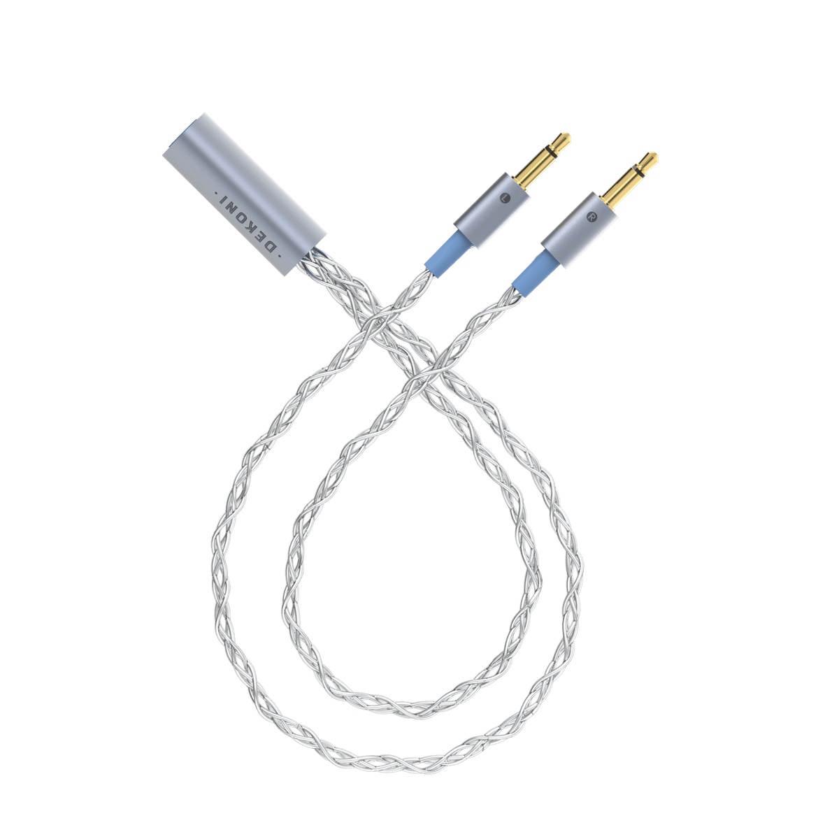 Dekoni Audio Ensemble 4.4mm 52" Braided Cable with 3.5mm Headphone Connectors