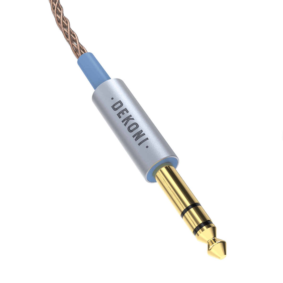 Dekoni Audio Ensemble 1/4" 52" PCUHD Cable with 2 Pin Utopia Lemo Headphone Connectors