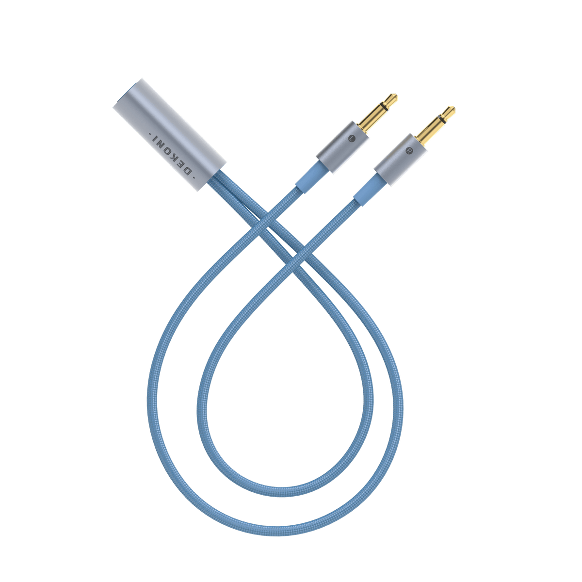 Dekoni Audio Ensemble 1/4" 64" Nylon Wrapped Cable with 3.5mm Headphone Connectors
