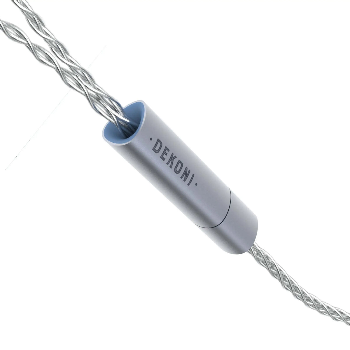 Presplit 1/8" Unbalanced Silver Braided Cable
