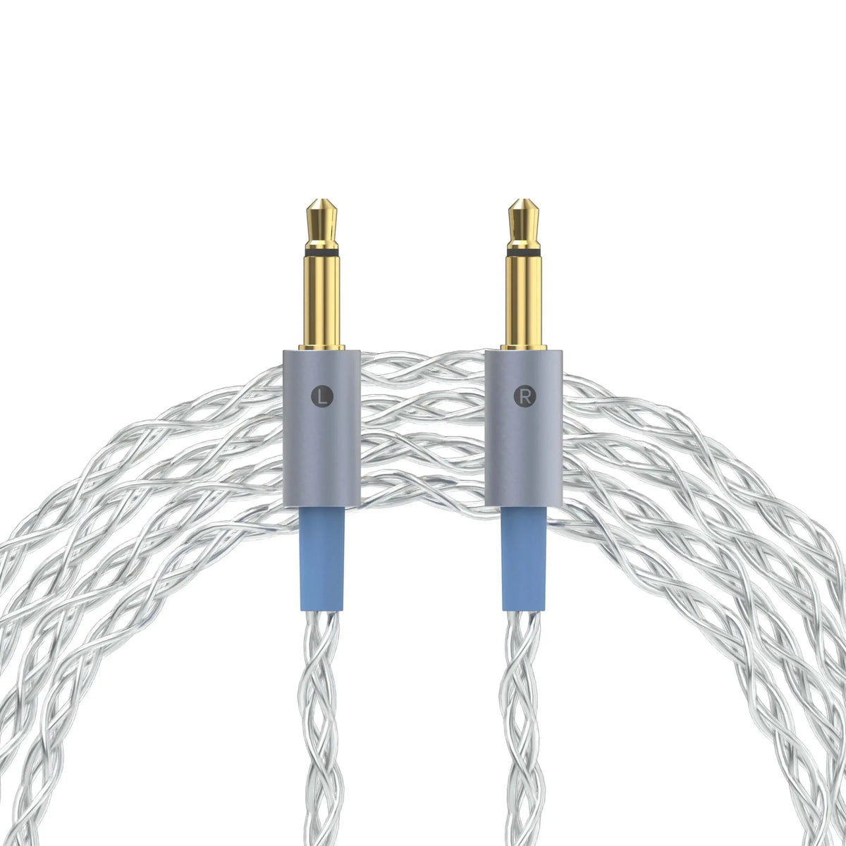 Dekoni Audio Ensemble 1/8" 64" Braided Cable with 3.5mm Headphone Connectors