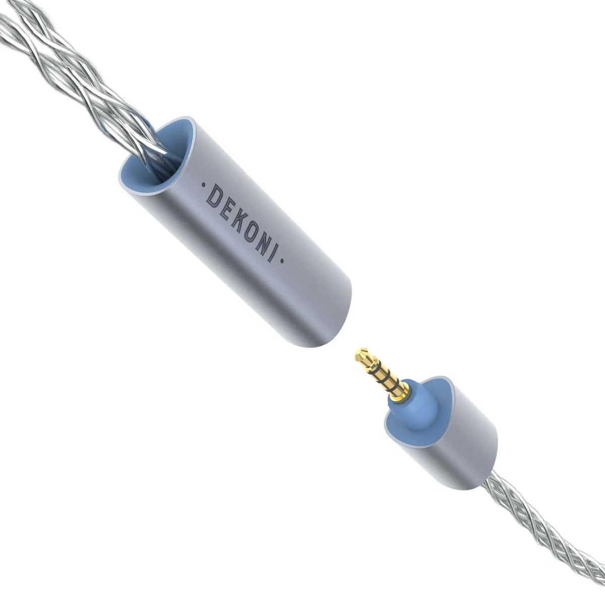 Dekoni Audio Ensemble 1/8" 64" Braided Cable with 3.5mm Headphone Connectors