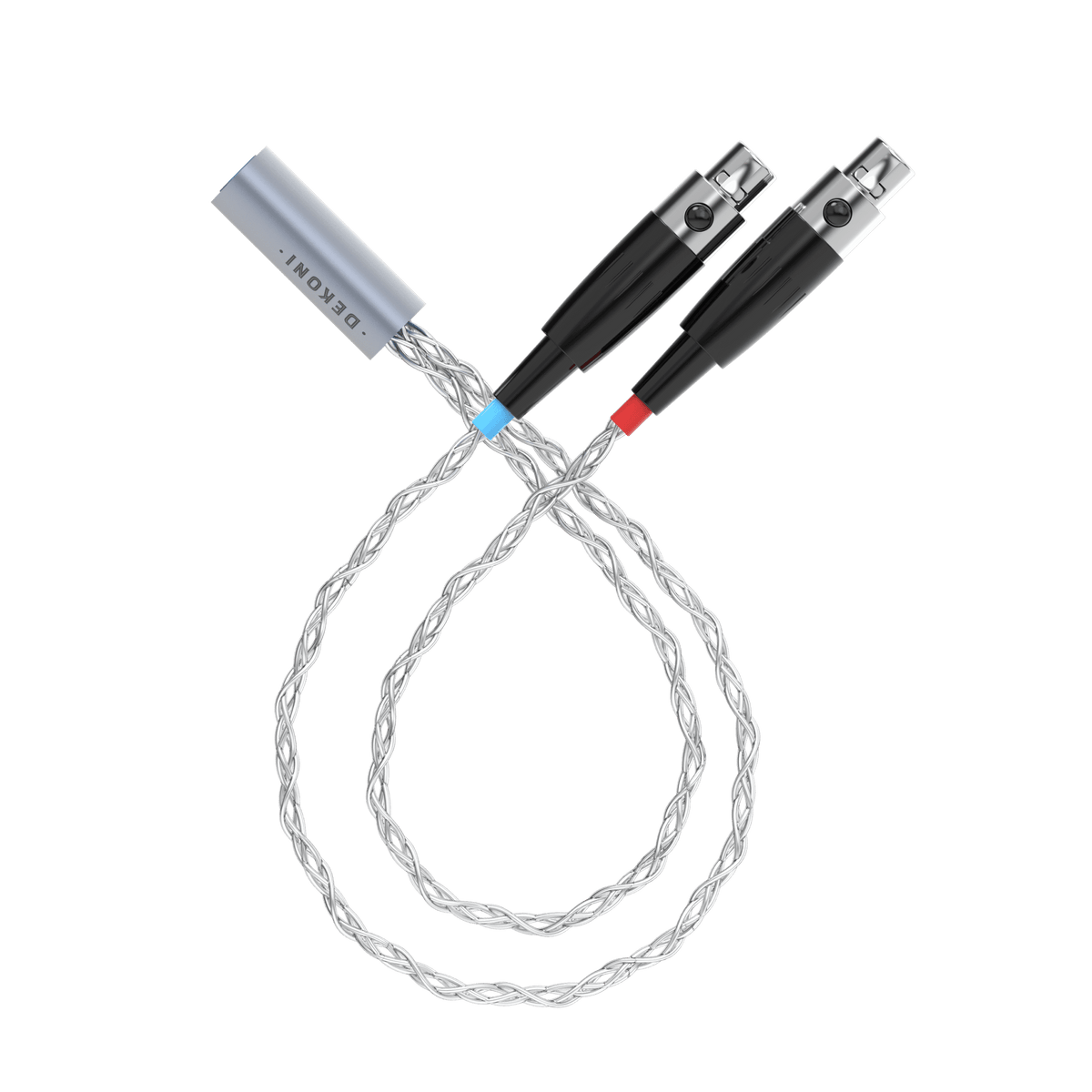 Dekoni Audio Ensemble 4.4mm 52" Nylon Wrapped Cable with 3.5mm Headphone Connectors