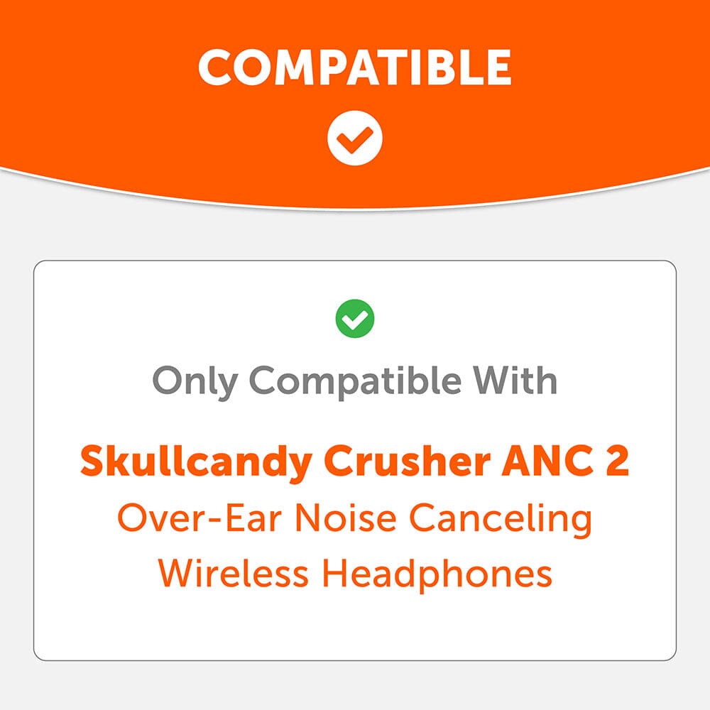 Apos Audio Wicked Cushions Ear Pads Upgraded Skullcandy Crusher ANC 2 Earpads - WC PadZ Crusher ANC 2