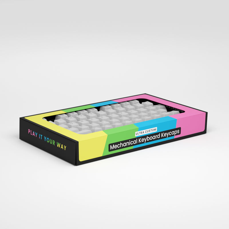 Pwnage Ultra Custom Keycap Set Doubleshot PBT Shinethrough (Open Box — 2 Pack)
