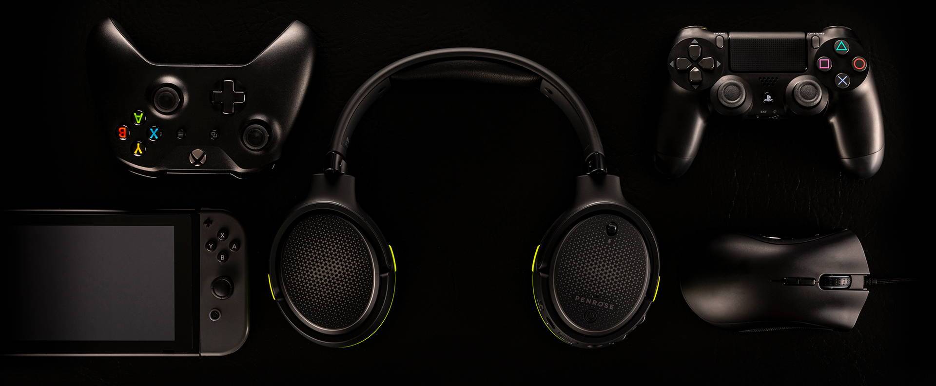 Apos Audio Audeze Headphone Audeze Penrose Low-Latency Wireless Planar Magnetic Gaming Headset