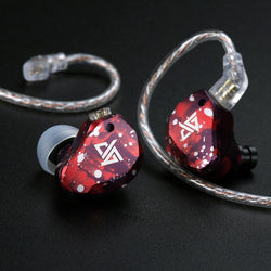 Apos Audio AuGlamour | 徕声 Earphone / In-Ear Monitor (IEM) AuGlamour RT3 In-Ear Monitor (IEM) Earphones Red-White
