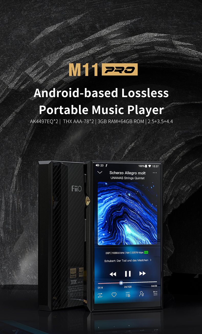 FiiO M11 Pro Lossless Portable Music Player – Apos Audio