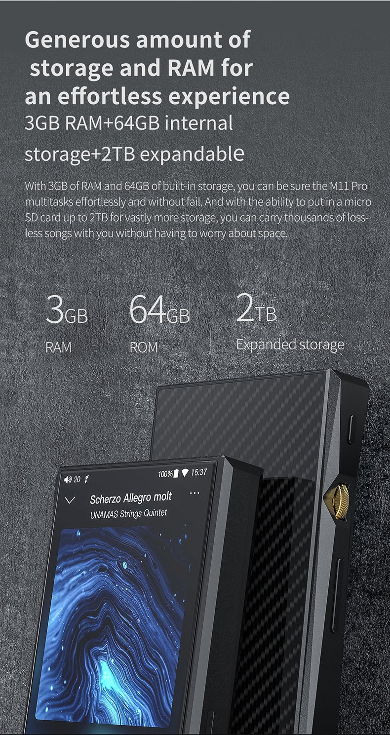 FiiO M11 Pro Lossless Portable Music Player – Apos Audio