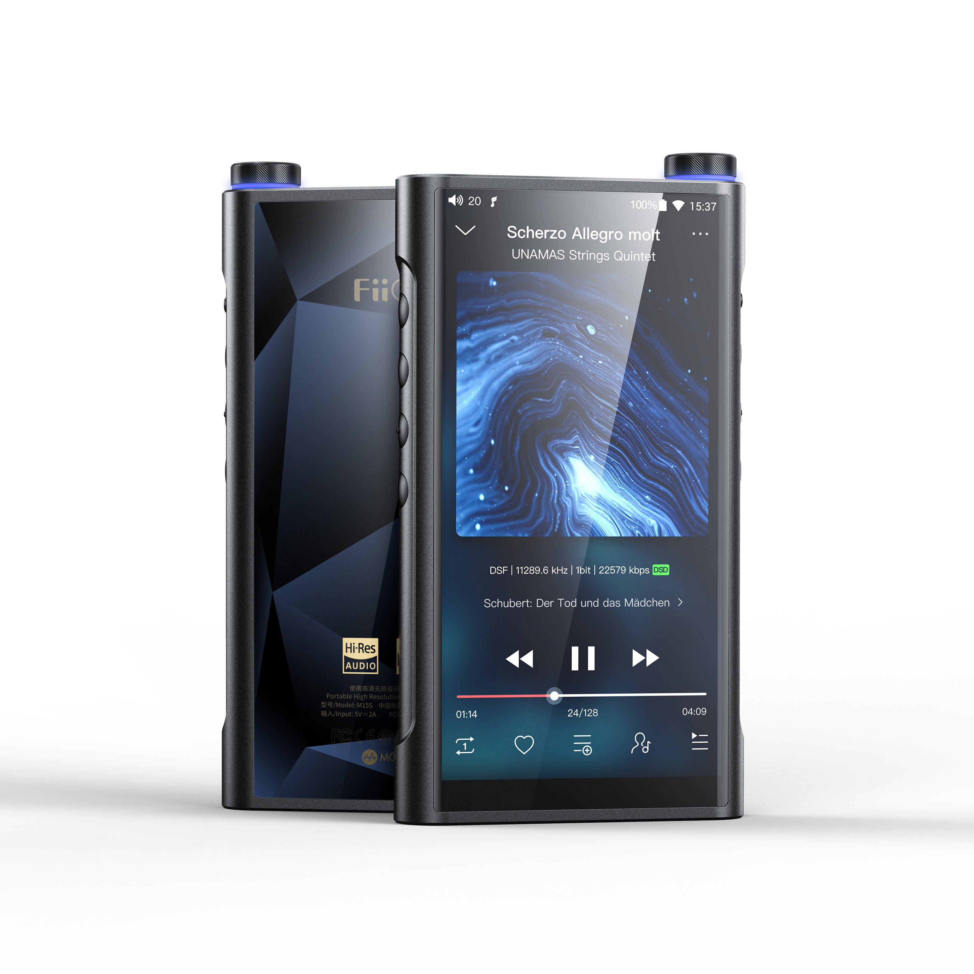 Apos Audio FiiO DAP (Digital Audio Player) FiiO M15s Portable Hi-Res Lossless Music Player