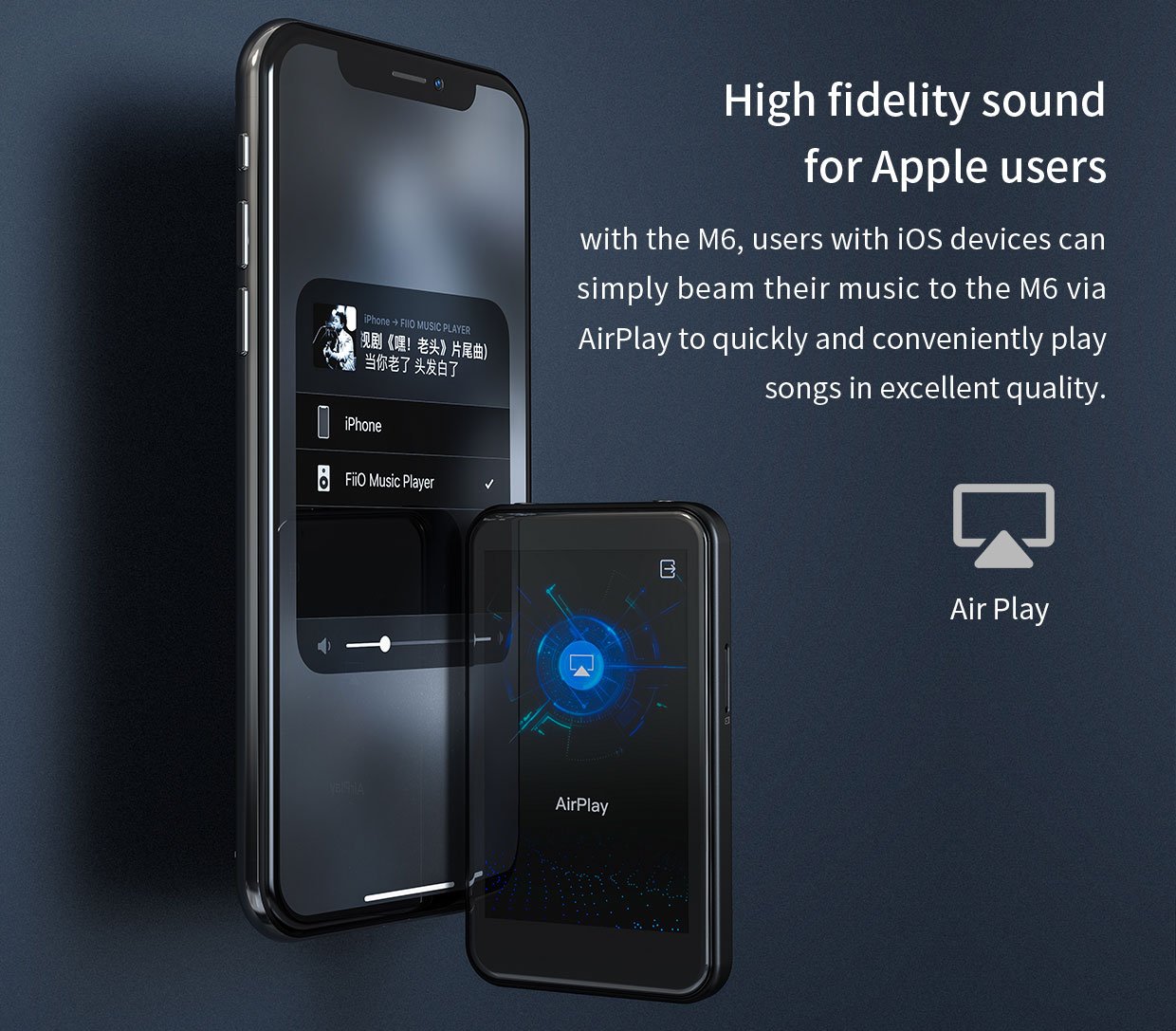 Apos Audio FiiO DAP (Digital Audio Player) FiiO M6 Portable High-Resolution Lossless Music Player