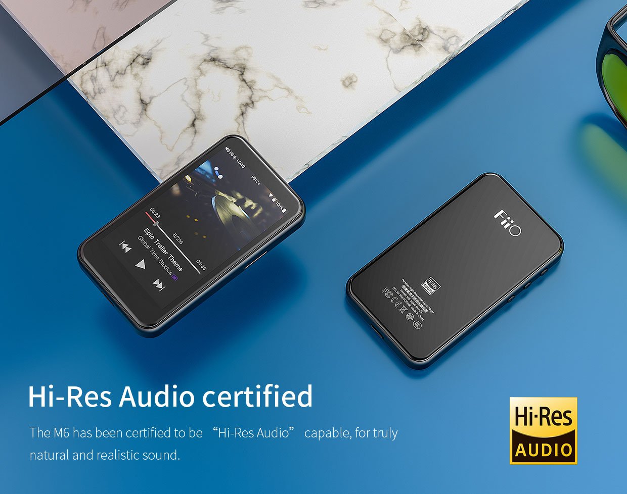 Apos Audio FiiO DAP (Digital Audio Player) FiiO M6 Portable High-Resolution Lossless Music Player