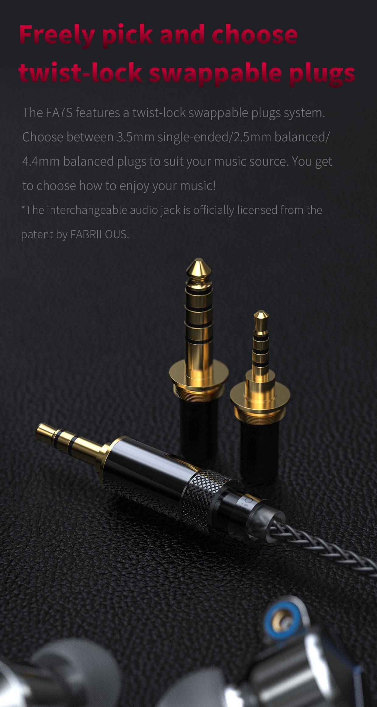 Apos Audio FiiO Earphone / In-Ear Monitor (IEM) FiiO FA7s Six Balanced Armature In-Ear Monitors (IEMs)