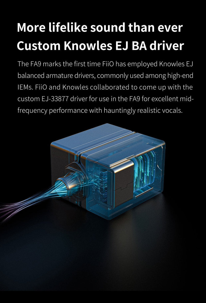 Apos Audio FiiO Earphone / In-Ear Monitor (IEM) FiiO FA9 In-Ear Monitors (Apos Certified)