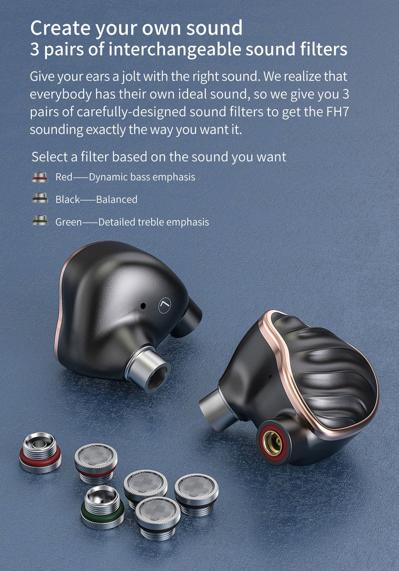 Apos Audio FiiO Earphone / In-Ear Monitor (IEM) FiiO FH7 In-Ear Monitors (IEMs)