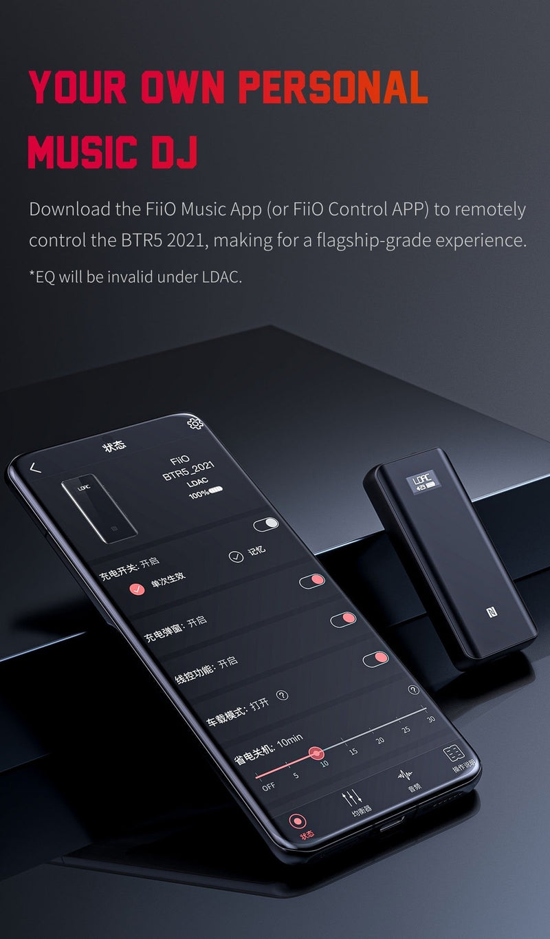 FiiO BTR5 2021 Portable Hi-Fi Bluetooth DAC/Amp (Apos Certified