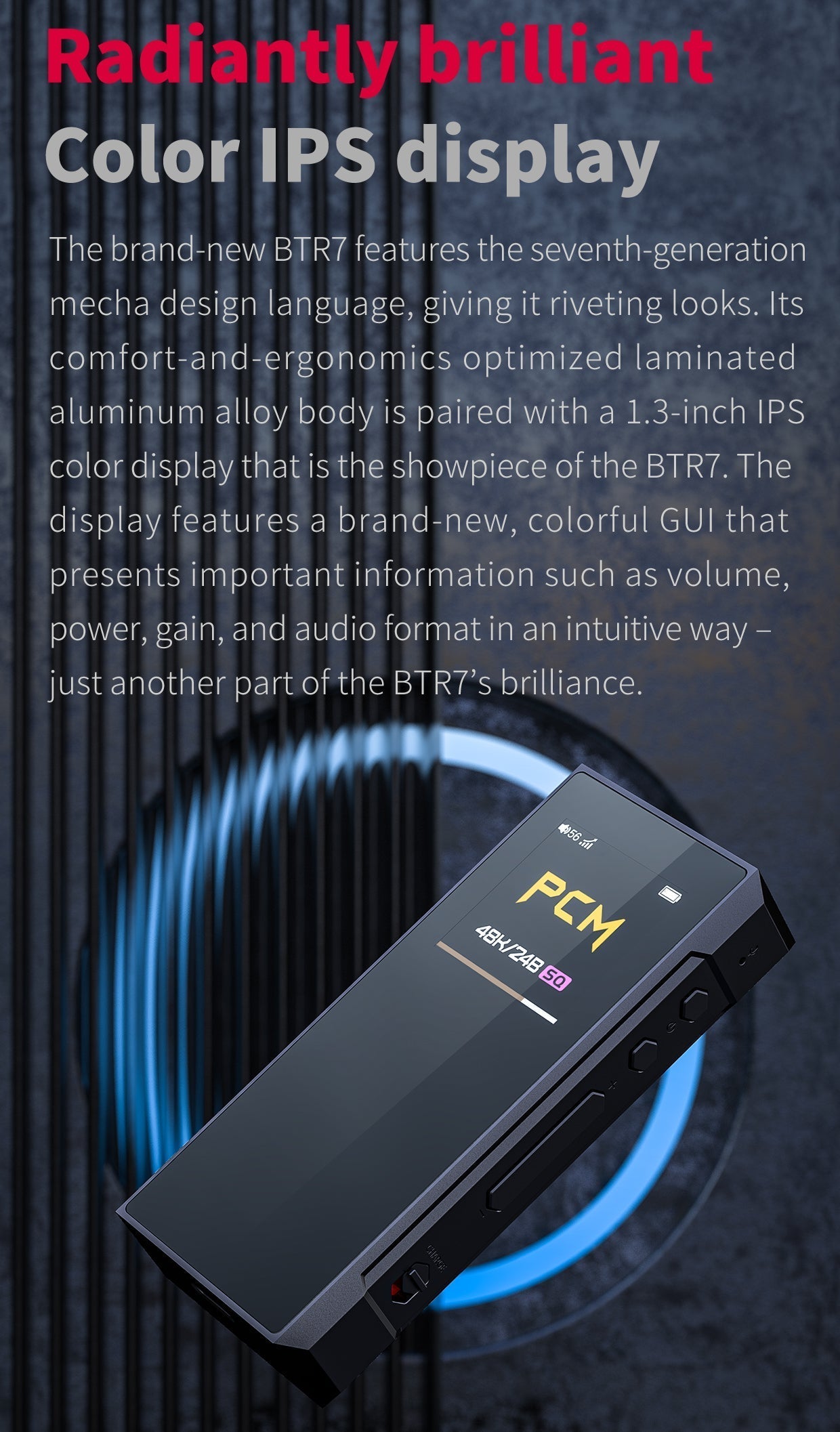 Apos Audio FiiO Headphone DAC/Amp FiiO BTR7 Portable Hi-Fi Bluetooth DAC/Amp (Apos Certified)