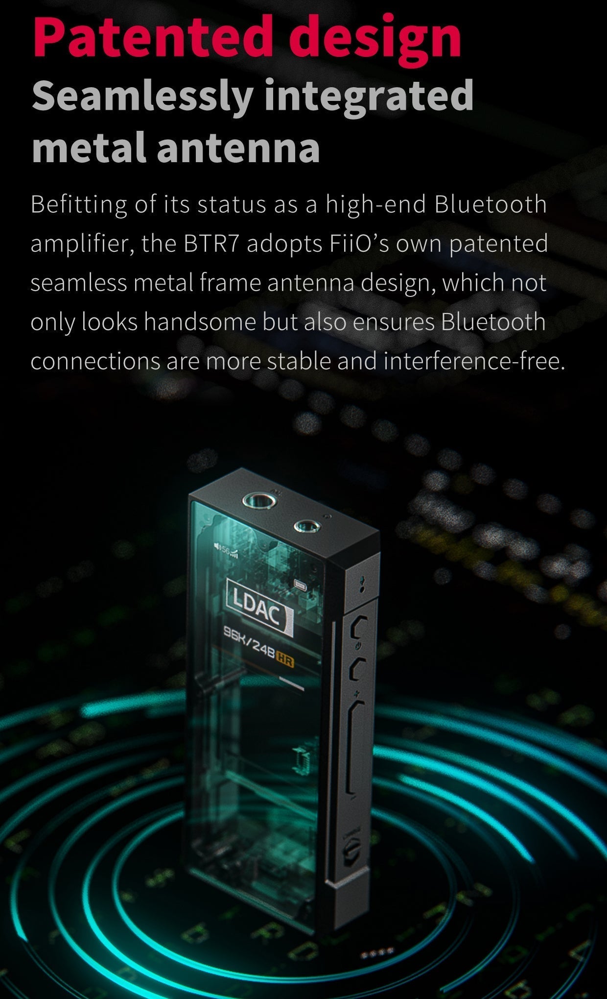 Apos Audio FiiO Headphone DAC/Amp FiiO BTR7 Portable Hi-Fi Bluetooth DAC/Amp (Apos Certified)