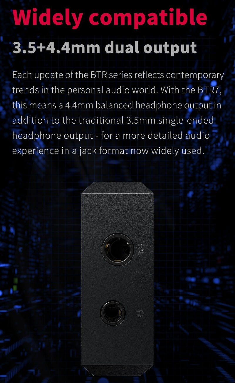 Apos Audio FiiO Headphone DAC/Amp FiiO BTR7 Portable Hi-Fi Bluetooth DAC/Amp (Apos Certified)