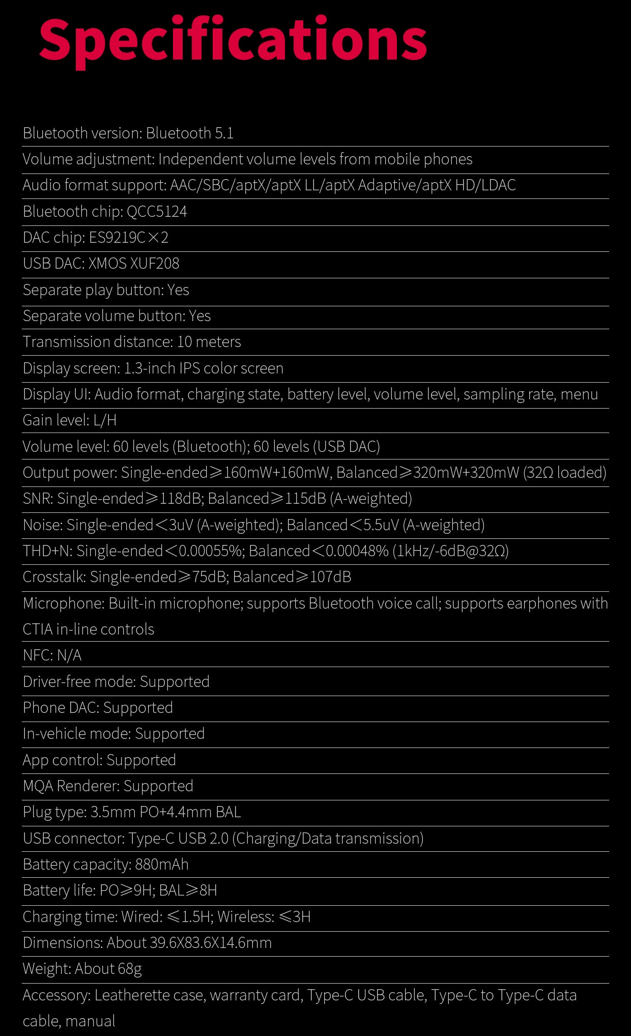 Apos Audio FiiO Headphone DAC/Amp FiiO BTR7 Portable Hi-Fi Bluetooth DAC/Amp (Apos Certified)