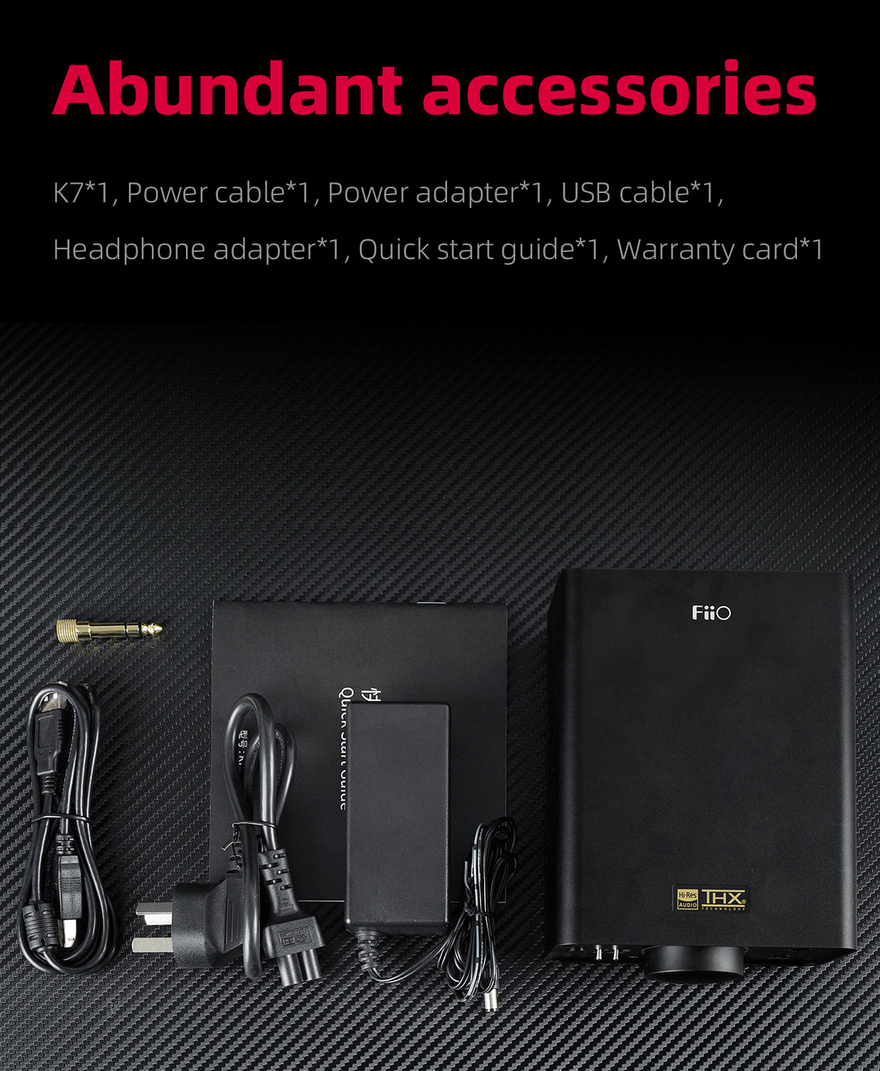 Apos Audio FiiO Headphone DAC/Amp FiiO K7 Balanced Headphone DAC/Amp (Apos Certified)