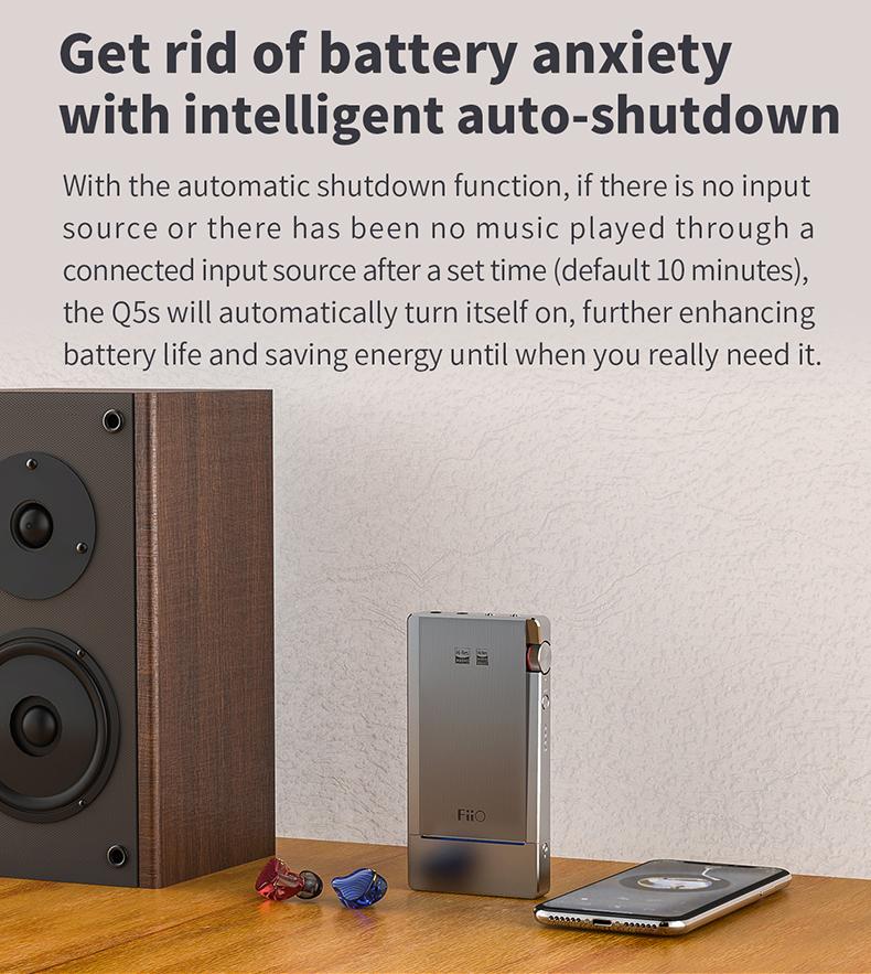 FiiO Q5s Bluetooth Headphone DAC/Amp