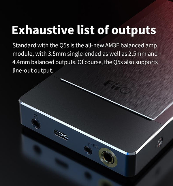 FiiO Q5s Bluetooth Headphone DAC/Amp – Apos Audio