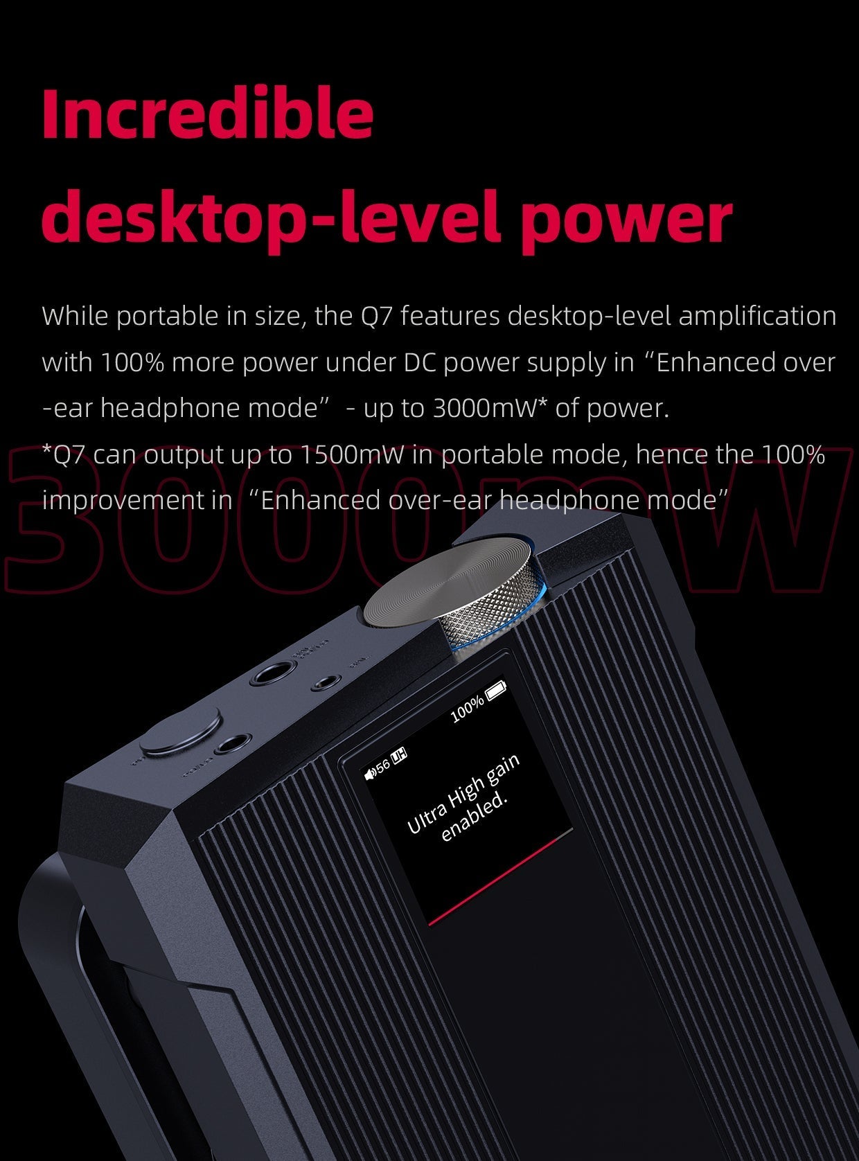 Apos Audio FiiO Headphone DAC/Amp FiiO Q7 Portable Desktop-Class Amplifier - Ship By 11/11