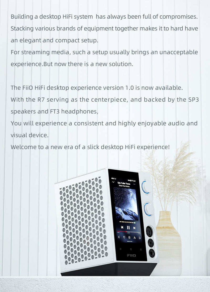 FiiO R7 Snapdragon 660 Android 10 Desktop Music player AMP/DAC