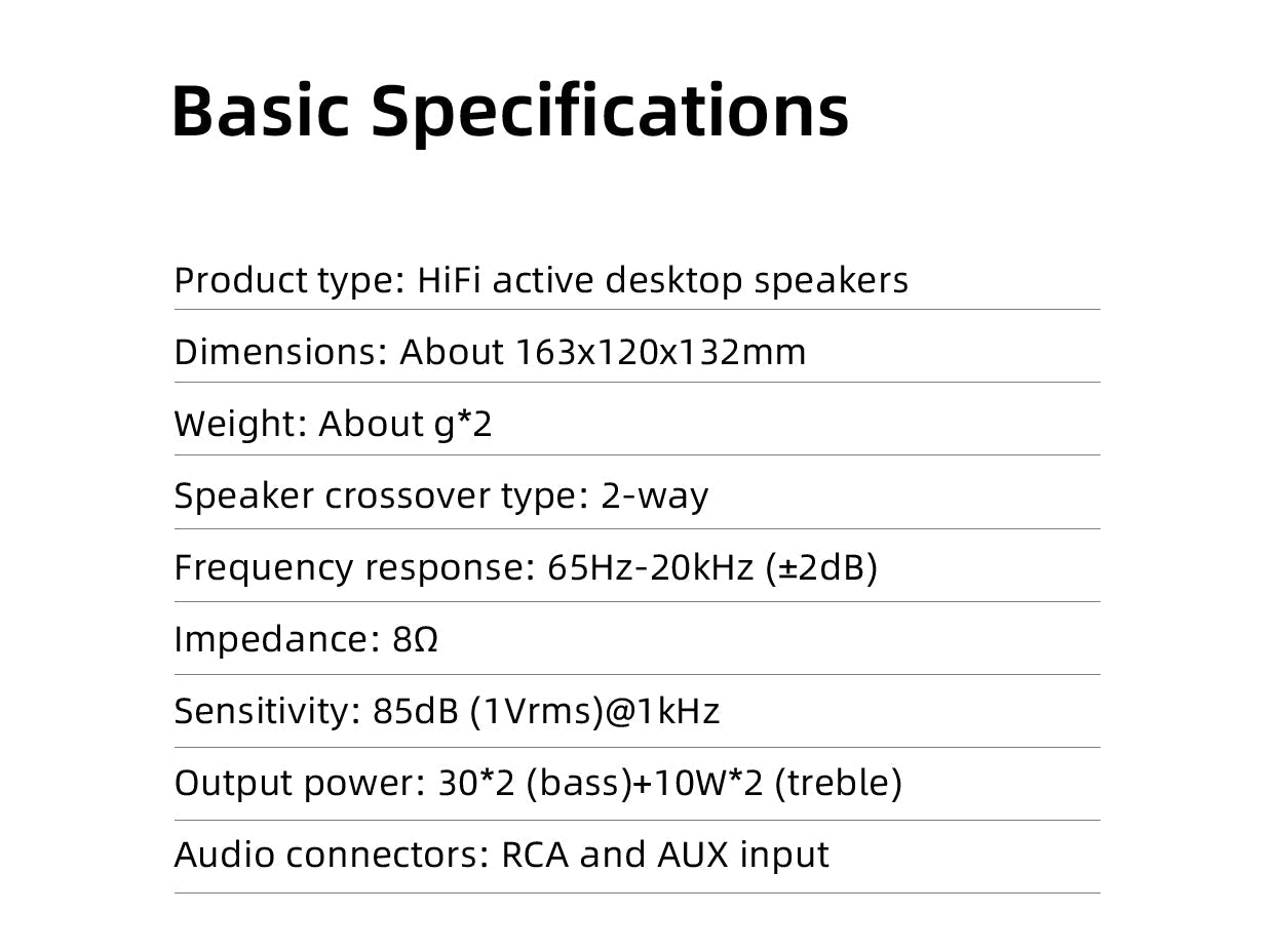 Apos Audio FiiO Speakers FiiO SP3 High Fidelity Active Desktop Speakers