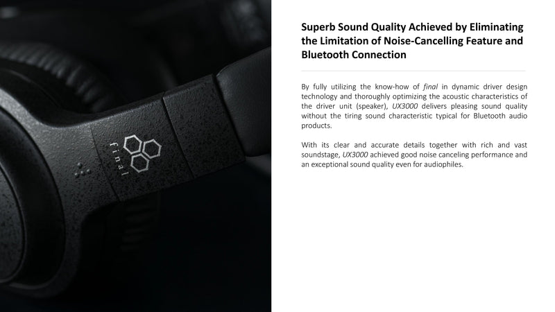 Apos Audio final Headphone final UX3000