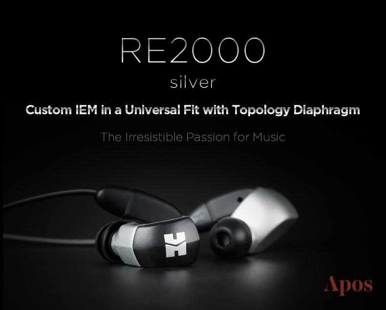 Apos Audio HIFIMAN Earphone / In-Ear Monitor (IEM) HIFIMAN RE2000 IEM Silver