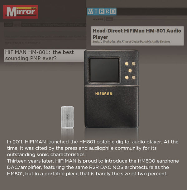 Apos Audio HIFIMAN Headphone DAC/Amp HIFIMAN HM800 Mini DAC/Amp