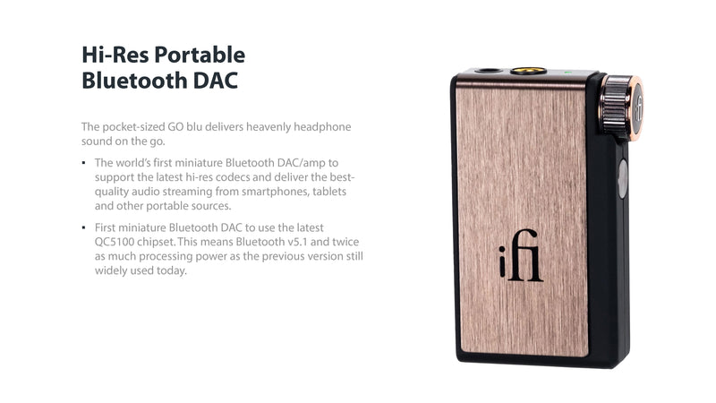 Portable best sale dac bluetooth