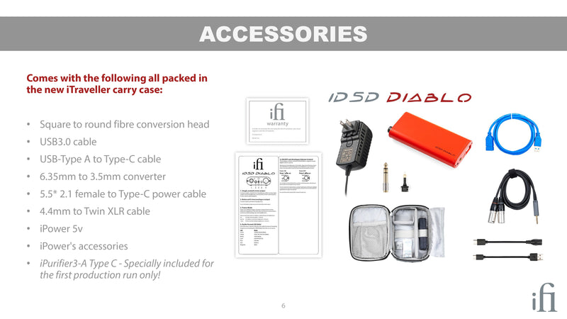 Apos Audio iFi Headphone DAC/Amp iFi iDSD Diablo Portable DAC/Amp