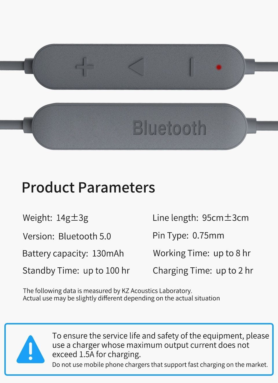 Apos Audio KZ Cable KZ aptX HD CSR8675 Bluetooth Cable